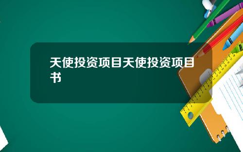 天使投资项目天使投资项目书